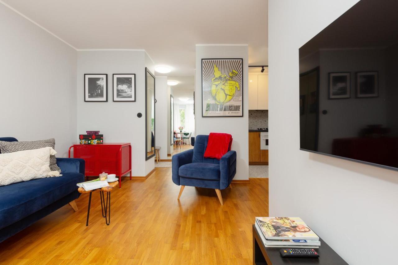 Central Apartment Solec Wilanowska By Noclegi Renters Warschau Exterior foto
